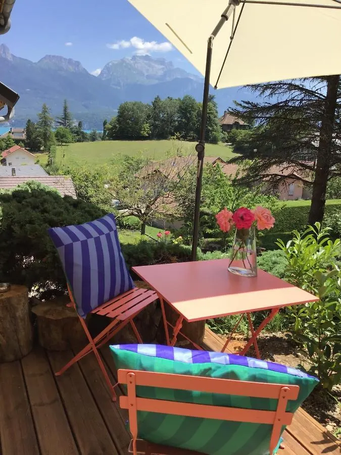 Vue Lac Lodges Sévrier Chalet